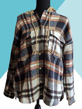 NWT Altar'd State Plaid Flannel Shacket